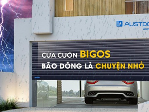 Cửa cuốn có khả năng chống mưa bão hiệu quả